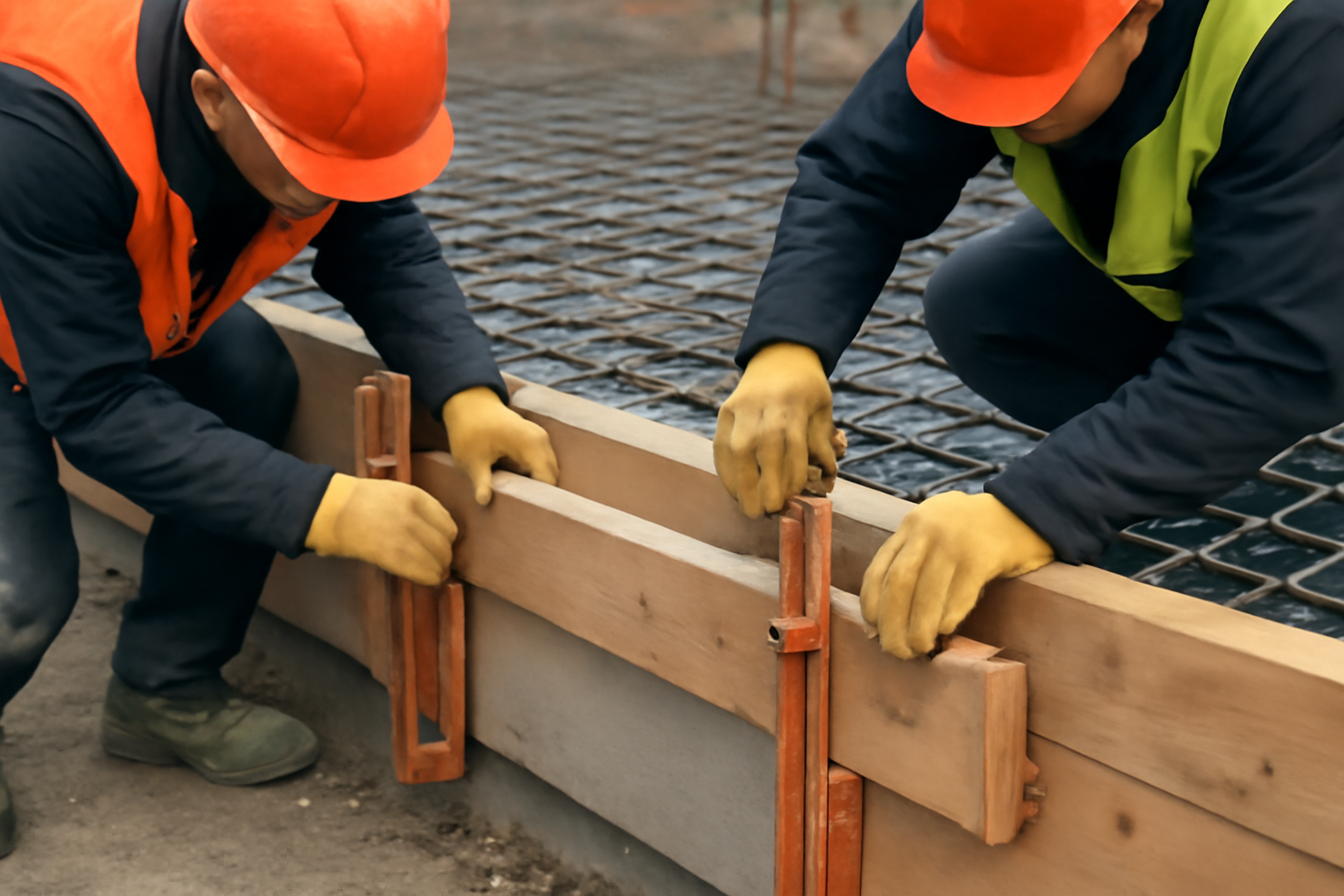formwork to edge