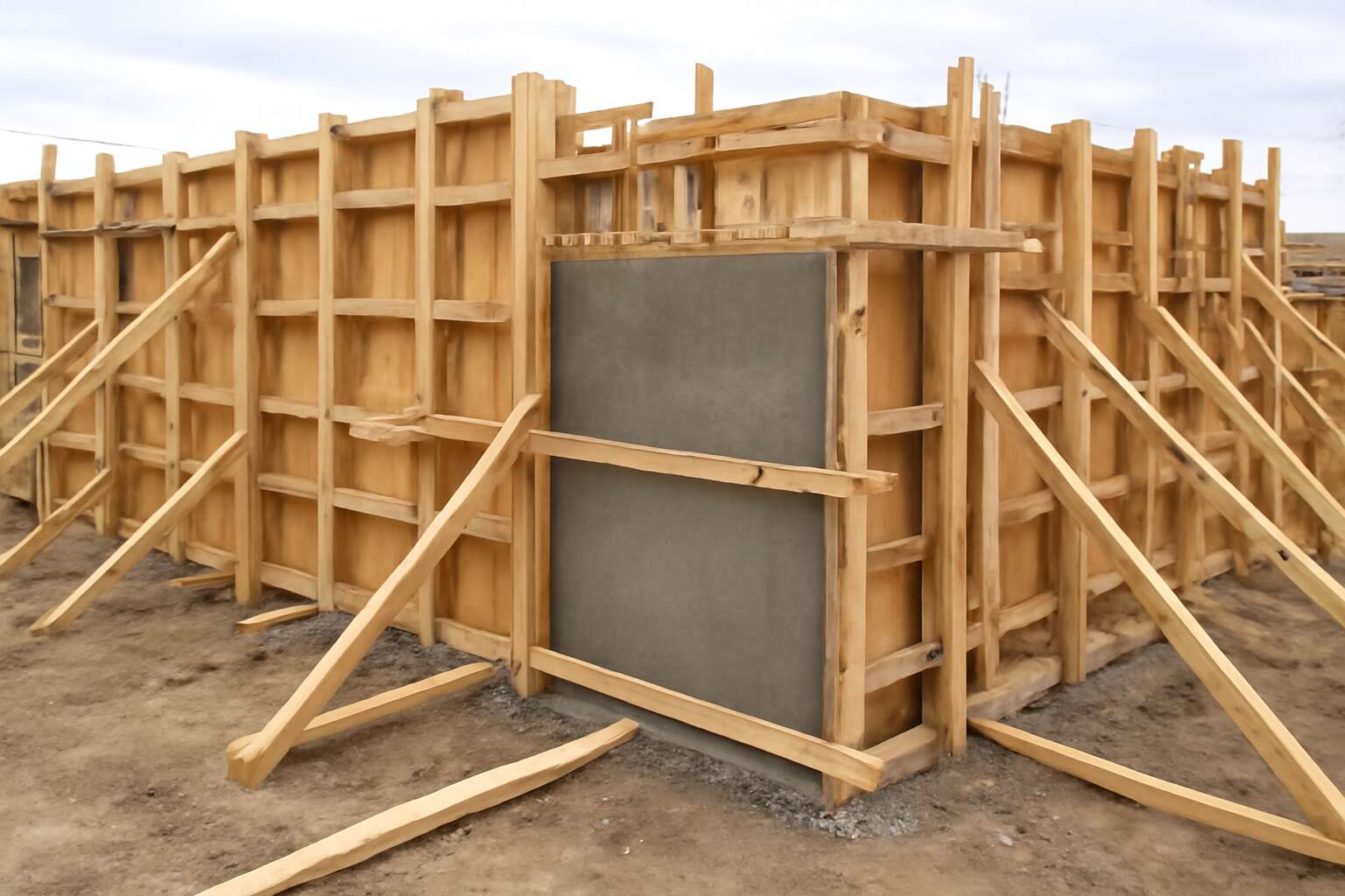wooden formwork can be reused